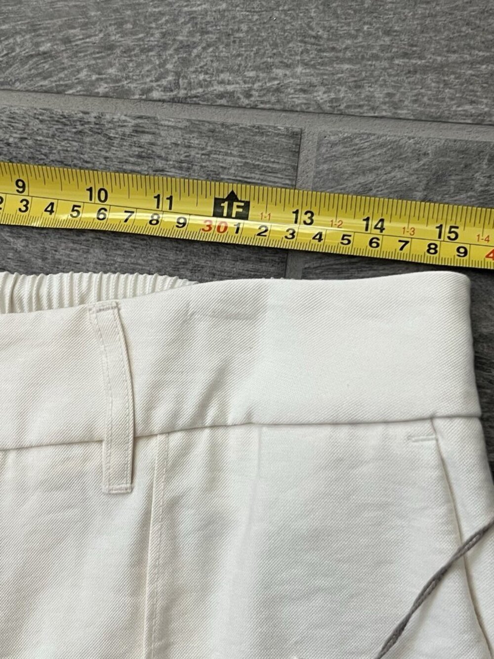 A NEW DAY Womens High-Rise Slim Fit Effortless Pintuck Ankle Pants Size 10 Cream - Picture 7 of 10